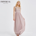 New product embroidered elegant long gown summer dresses for women